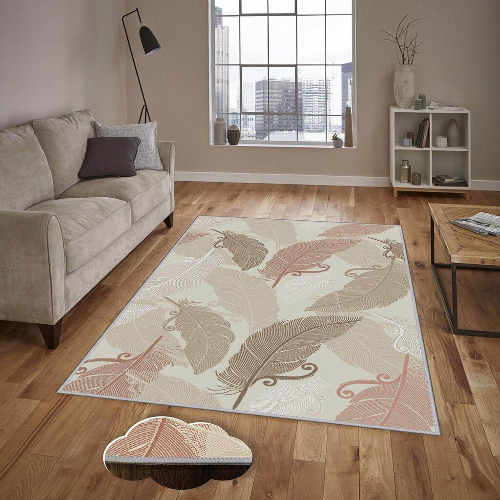 Conceptum Hypnose тепих Eexfab1149, правоаголен, 80x120 cm, крем-розов