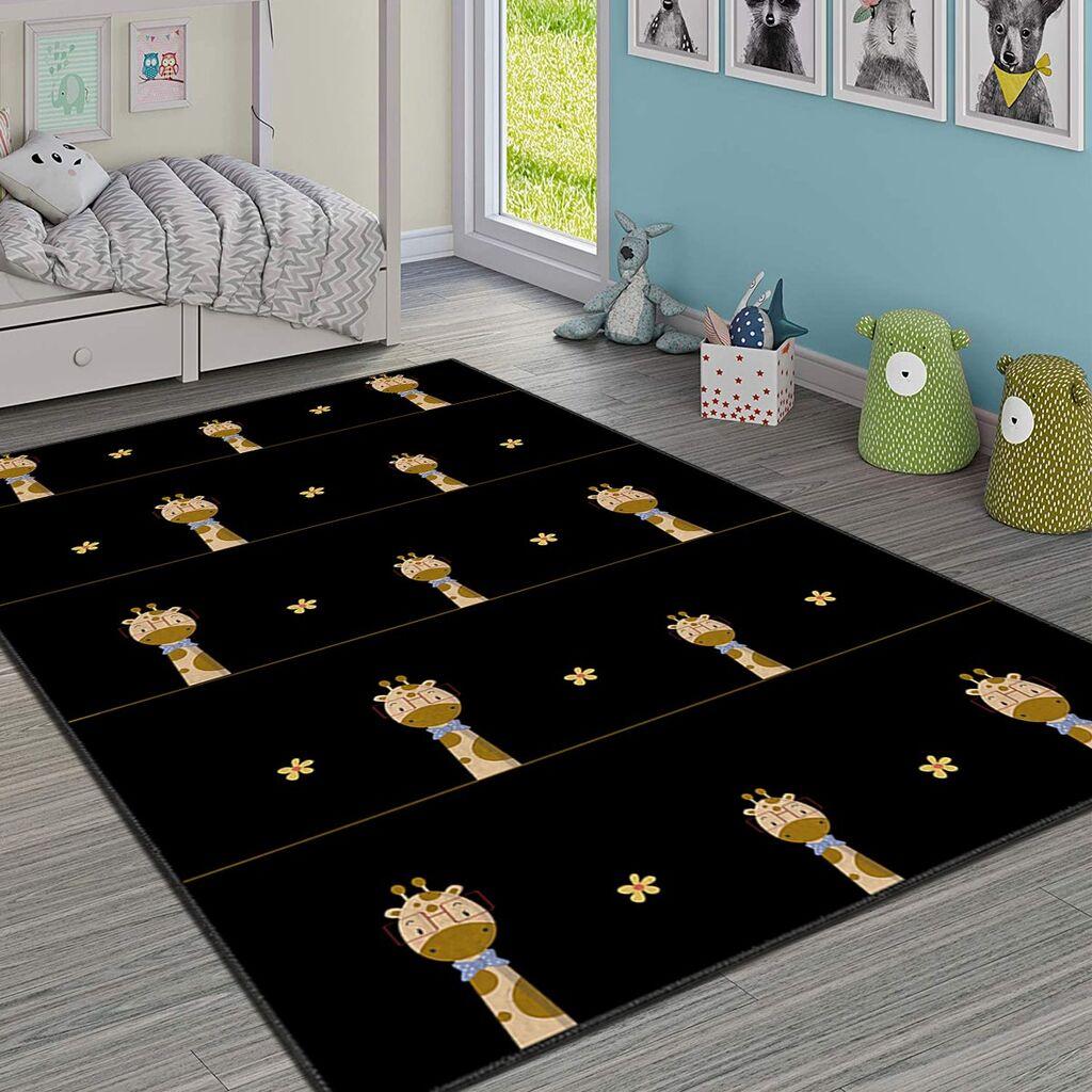 Conceptum Hypnose тепих Hmi Kdc-110, правоаголен, 80x140 cm, црна