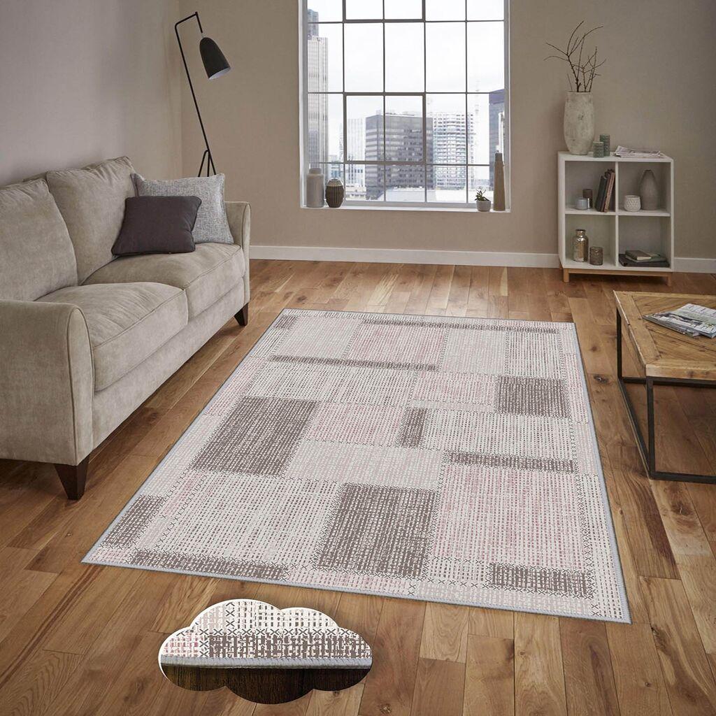 Conceptum Hypnose тепих Eexfab1205, правоаголен, 80x120 cm, кафеав