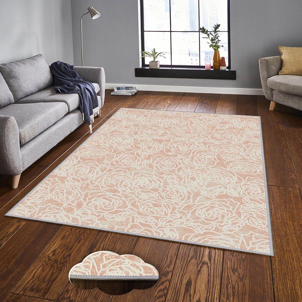 Conceptum Hypnose тепих Eexfab1136, правоаголен, 80x120 cm, крем-розов