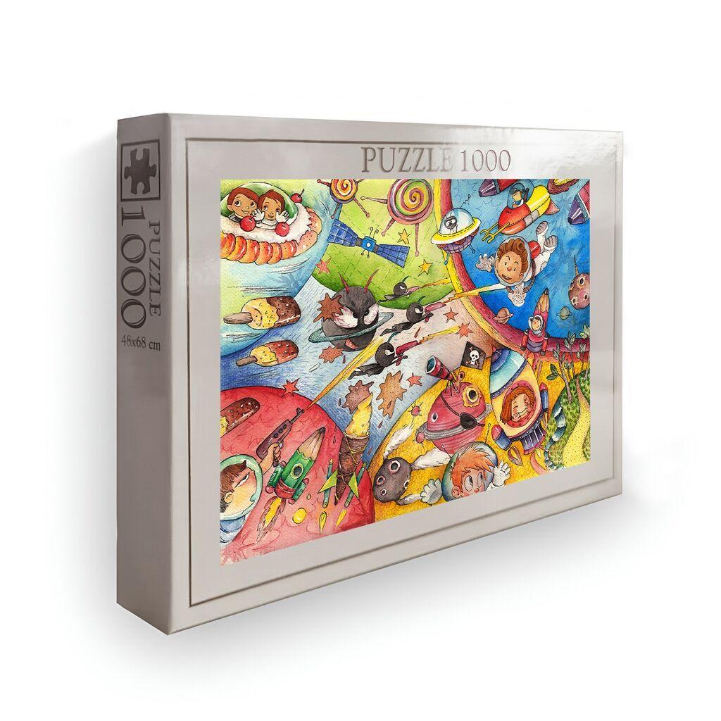 Сложувалка за дизајн на Аберто PZL_0137_1000, 1000 парчиња