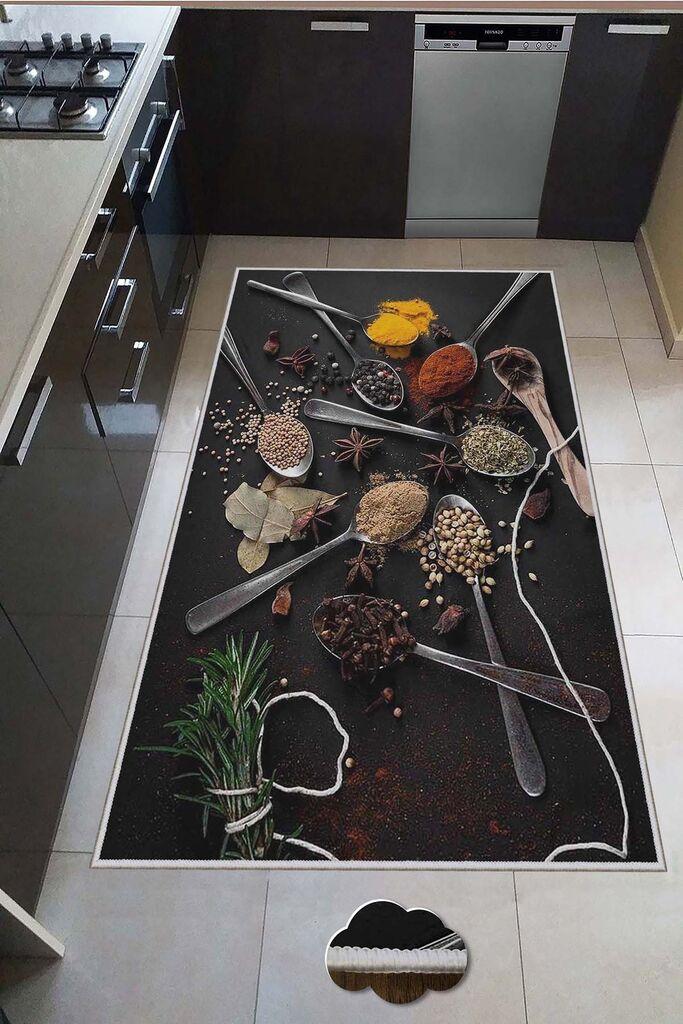 Концепт хипнозен тепих Hmnt563, правоаголен, 100x300 cm, шарен