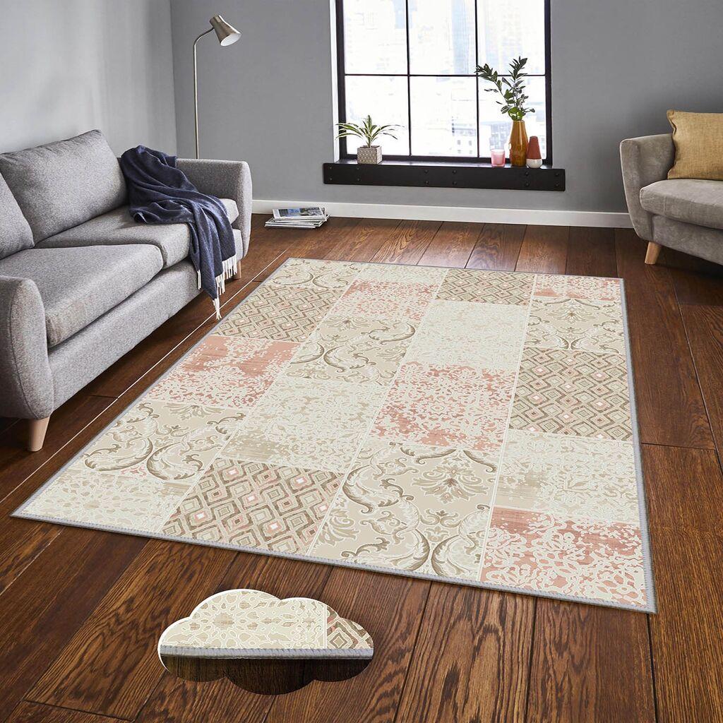 Conceptum Hypnose тепих Eexfab1138, правоаголен, 80x120 cm, крем-розов