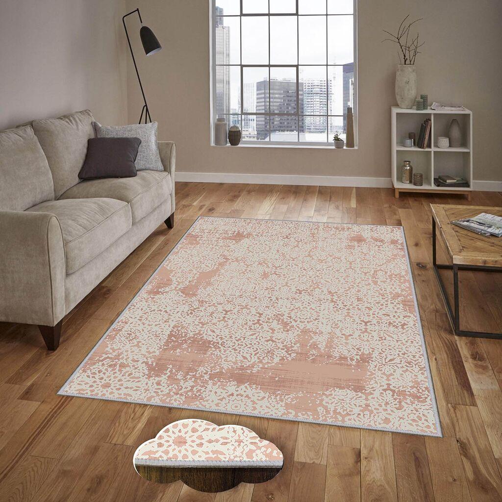 Conceptum Hypnose тепих Eexfab1130, правоаголен, 160x230 cm, крем-розов