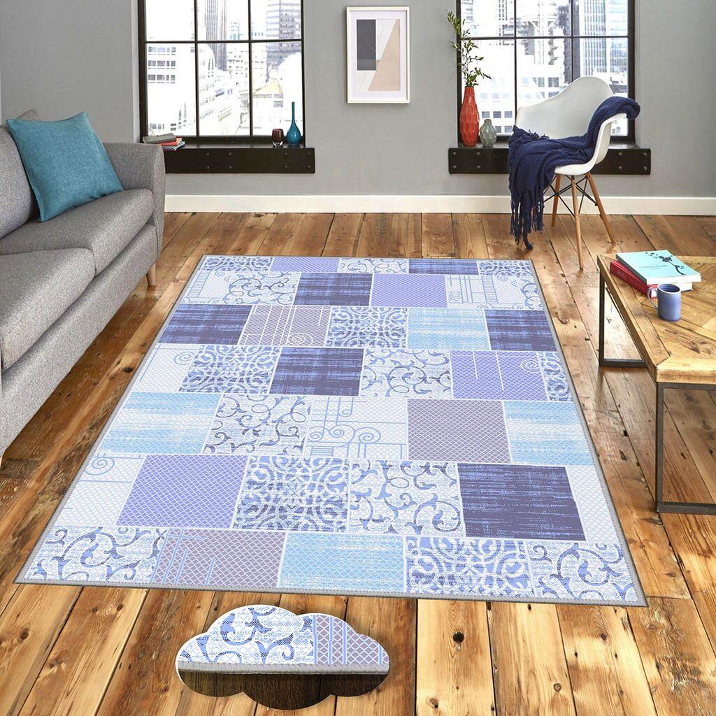 Conceptum Hypnose тепих Eexfab936-1, правоаголен, 80x120 cm, светло сина