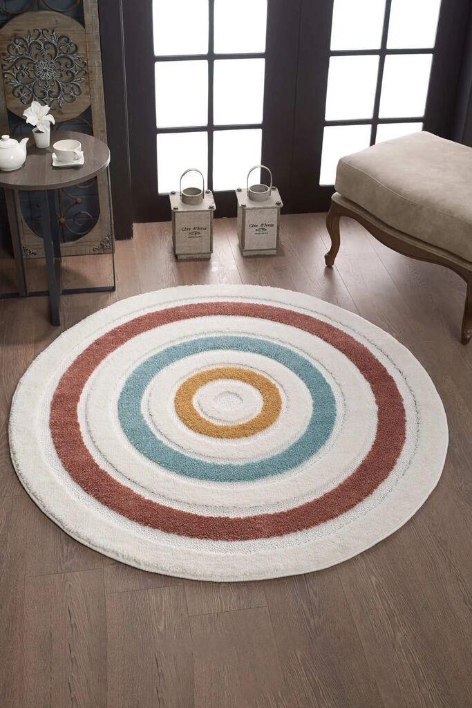 Conceptum Hypnose тепих 642A, кружен, 100x100 cm, Шарена