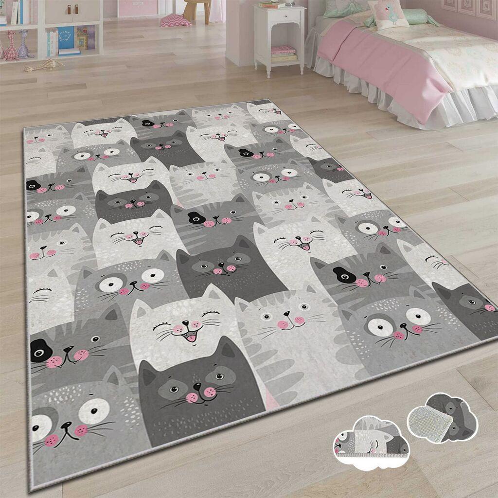 Conceptum Hypnose Carpet Alho Chl-4A, правоаголен, 80x140 cm, сив
