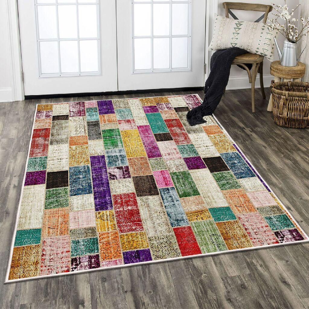 Conceptum Hypnose Carpet Els1879, правоаголен, 80x200 cm, Шарена