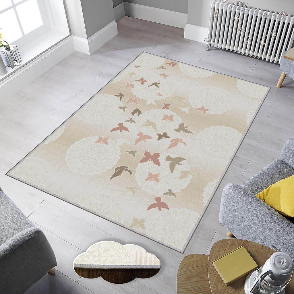 Conceptum Hypnose тепих Eexfab1139, правоаголен, 80x120 cm, крем-розов