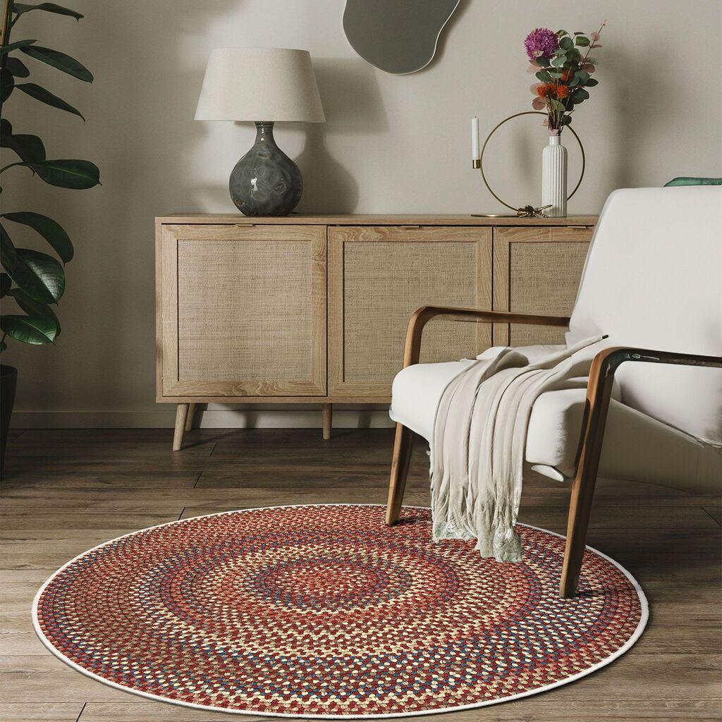 Тепих Conceptum Hypnose Woopamuk504, кружен, 120x120 см, шарен