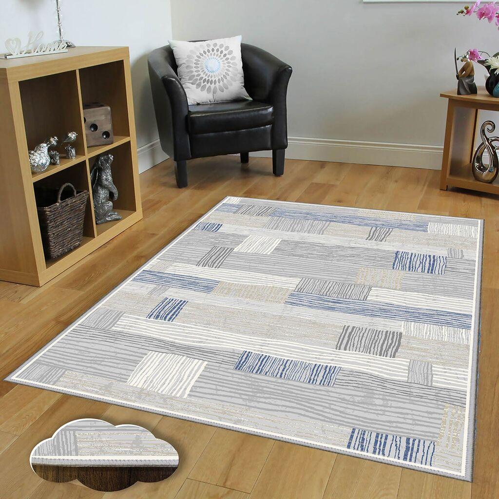 Conceptum Hypnose тепих Eexfab1184, правоаголен, 80x120 cm, светло сив