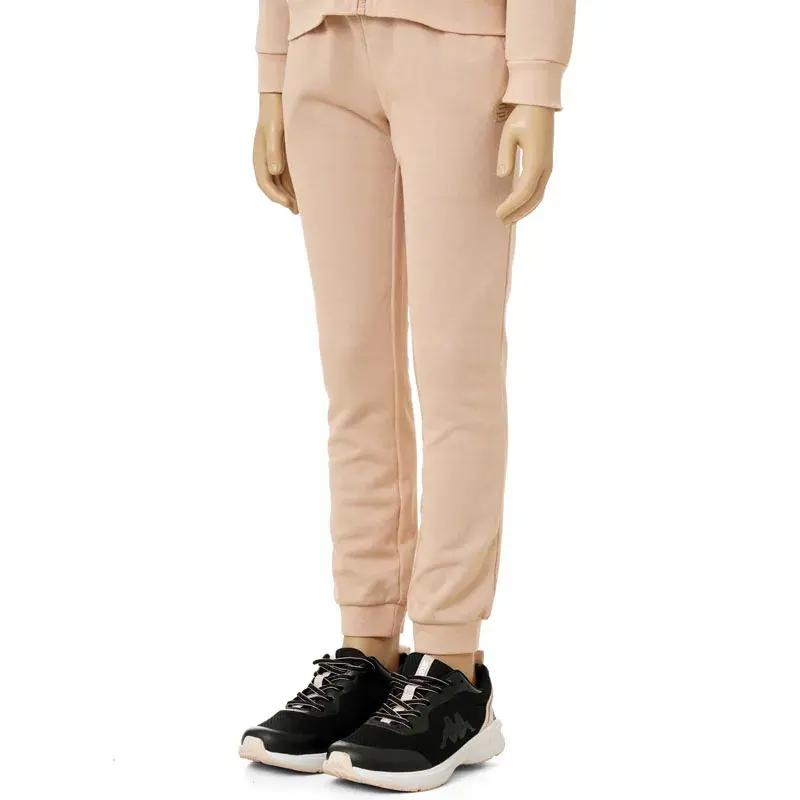 Долен дел од тренерки за девојчиња со брза патека за исток, беж