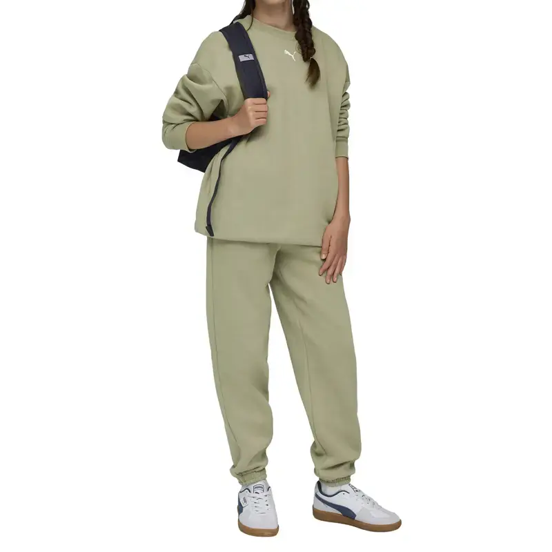 Женска тренерка Puma Loungewear Oversized Sweatsuit G, зелена