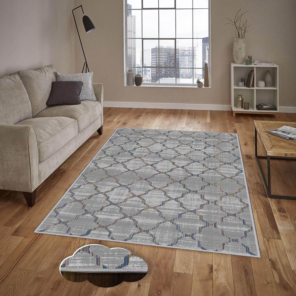 Conceptum Hypnose тепих Eexfab1195, правоаголен, 80x120 cm, сив