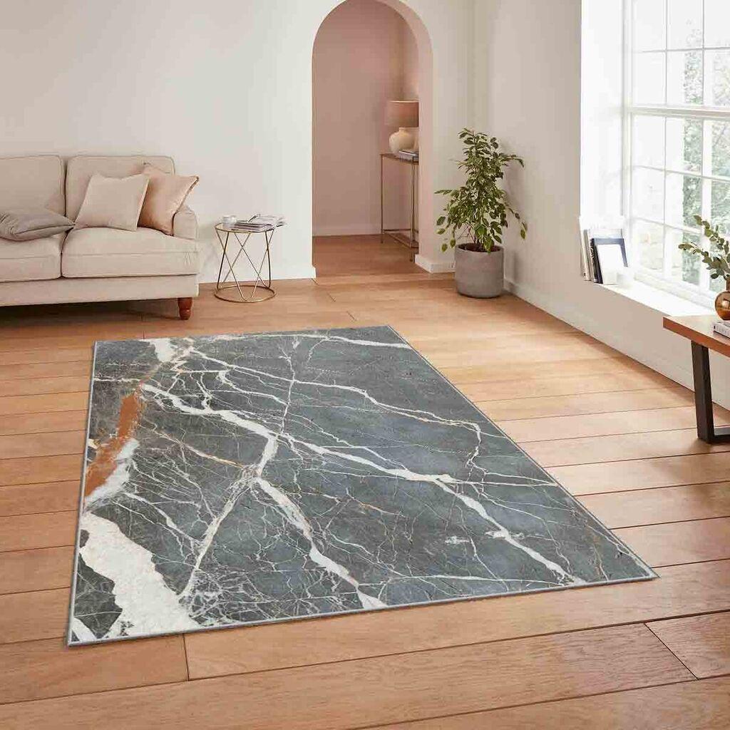 Концепт хипнозен тепих HM-CRP25-9, правоаголен, 160x230 cm, сив