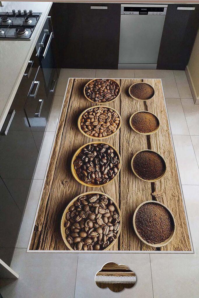 Conceptum Hypnose тепих Hmnt582, правоаголен, 80x300 cm, кафеав