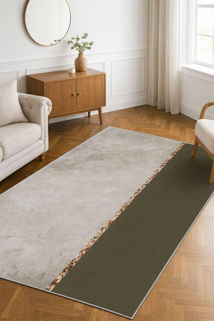 Conceptum Hypnose тепих HM-CRP25-7, правоаголен, 160x230 cm, крем-маслиново