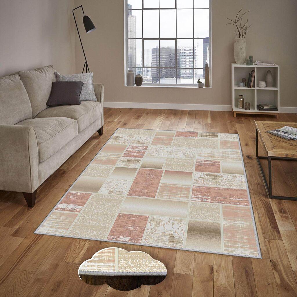 Conceptum Hypnose тепих Eexfab1140, правоаголен, 80x120 cm, крем-розов