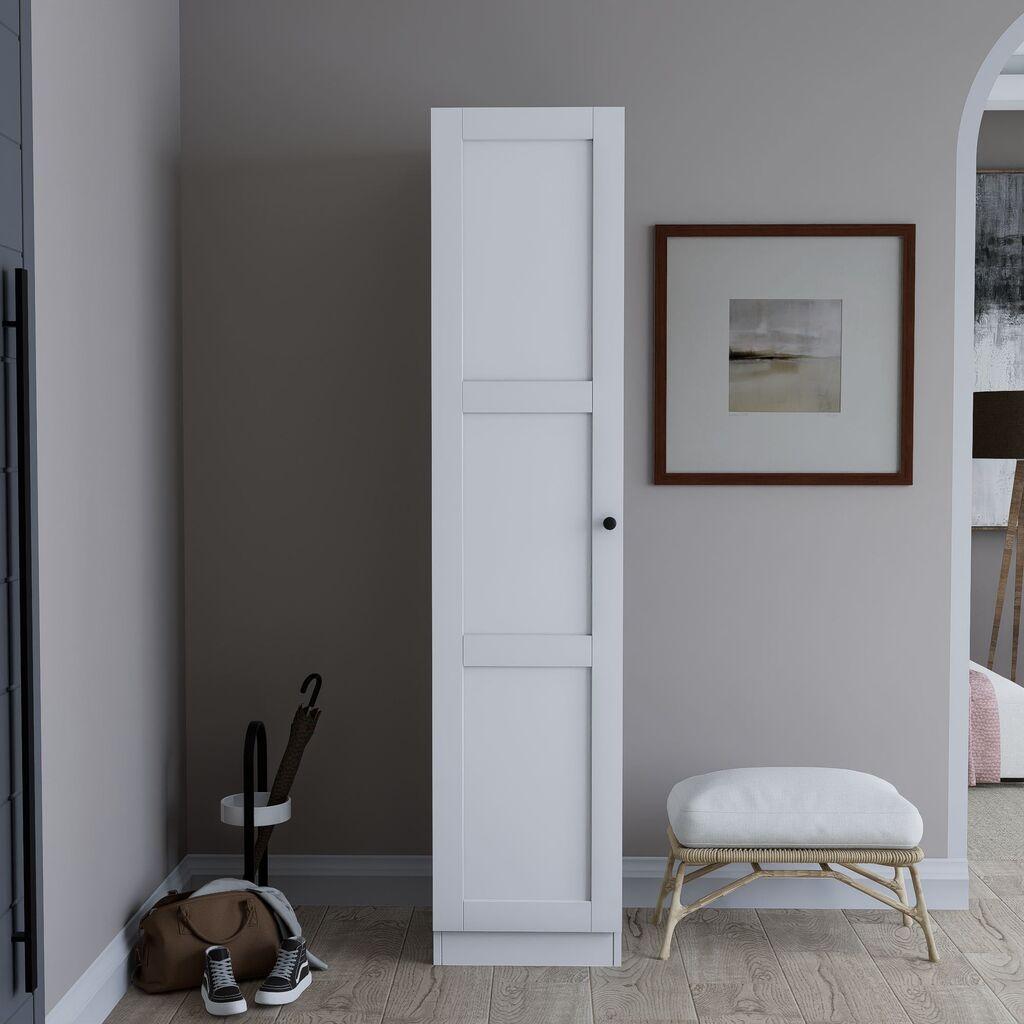 Hanah Home повеќенаменски гардеробер Lucas 1600-67, 40x182 см, бел