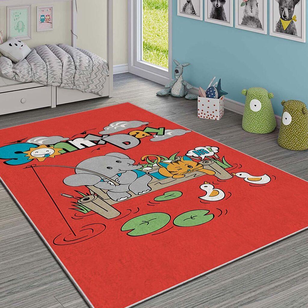 Conceptum Hypnose тепих Hmi Kdc-92, правоаголен, 100x140 cm, црвен