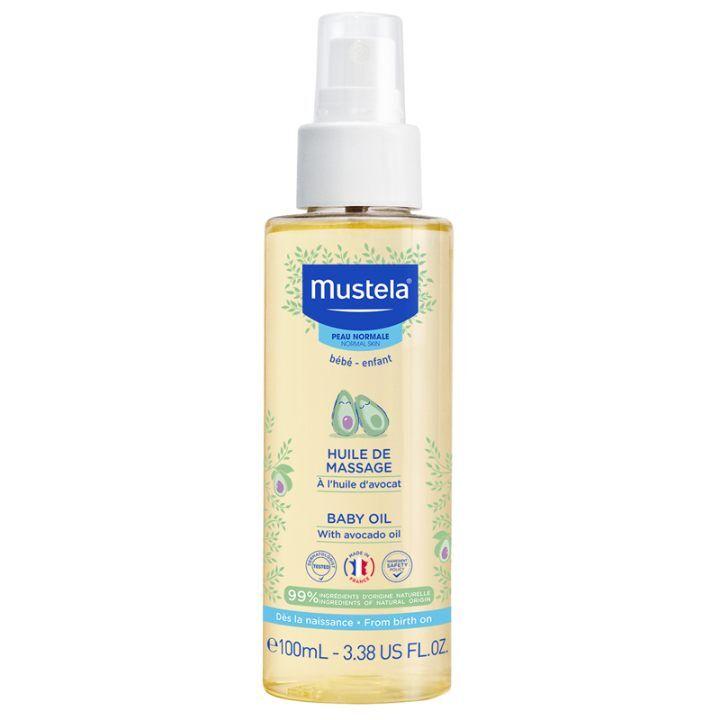 Масло за масажа Mustela, 100 мл