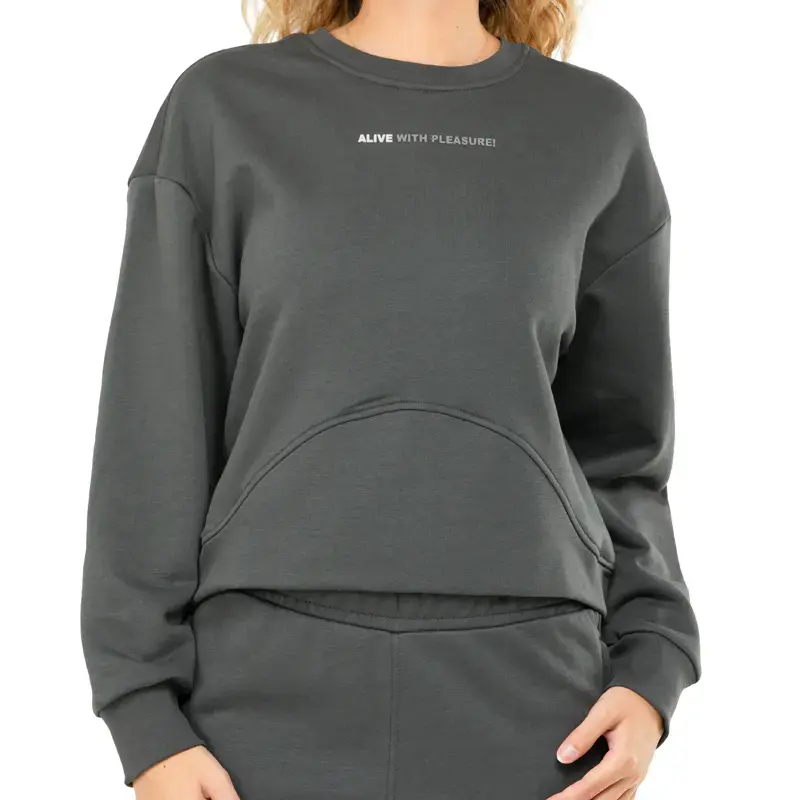 Женски дуксер „Истбуд Лак“, сив