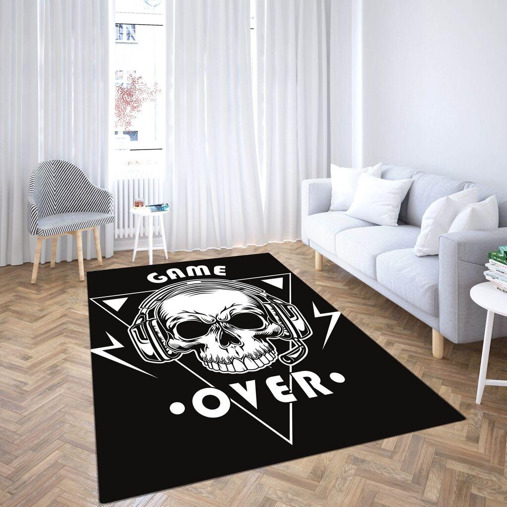 Тепих Conceptum Hypnose Cgkids5, правоаголен, 80x140 см, црно-бел