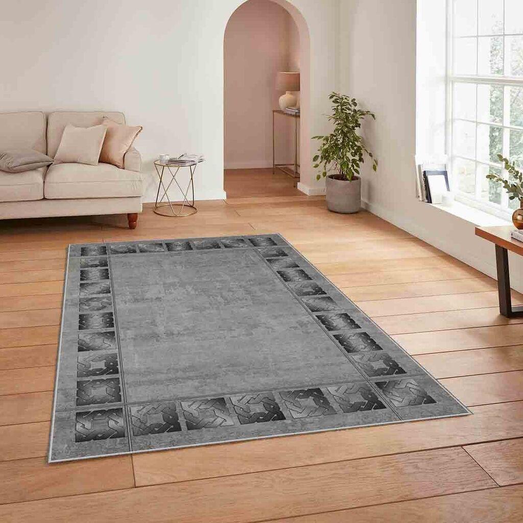 Концепт хипнозен тепих HM-CRP25-32, правоаголен, 160x230 cm, сив