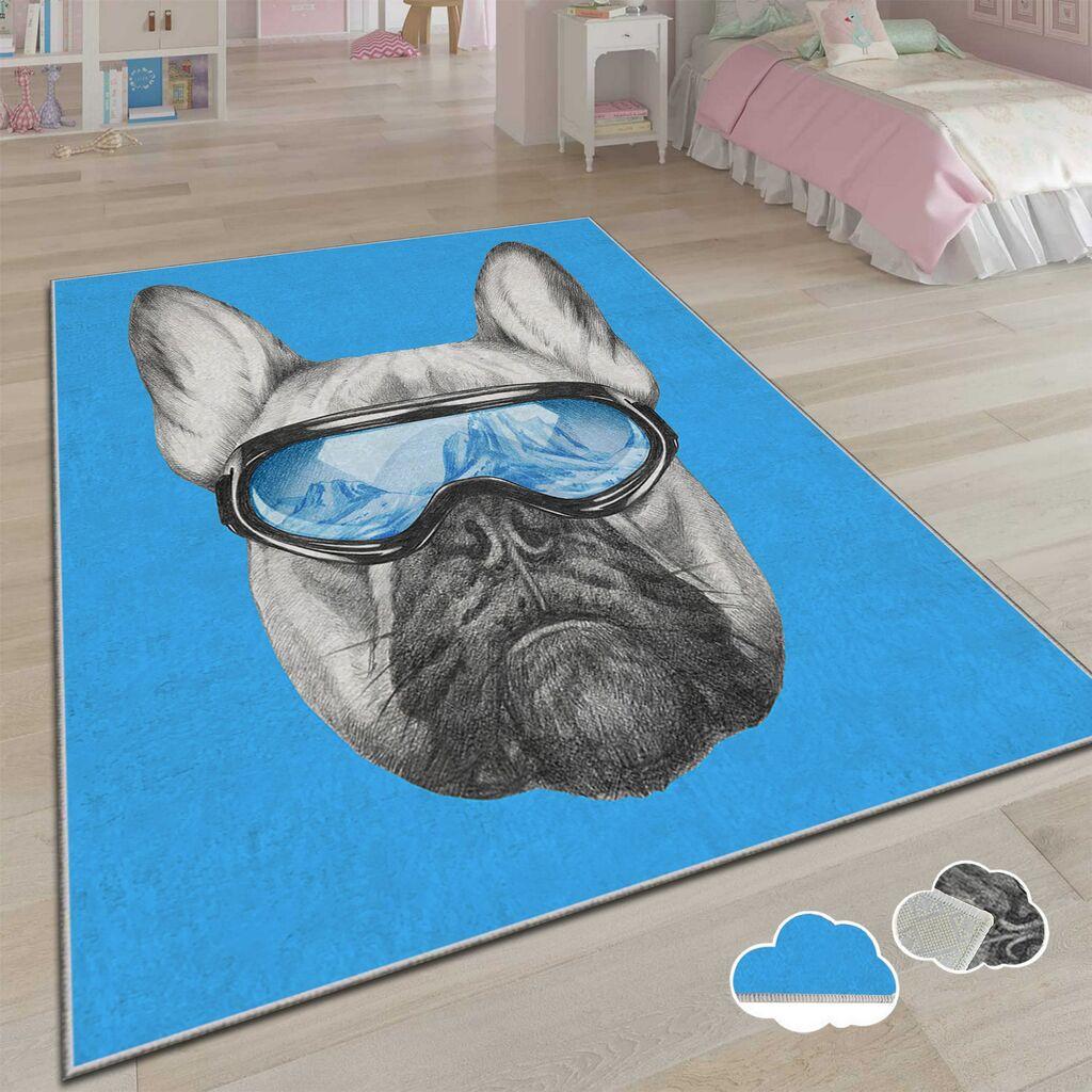 Conceptum Hypnose тепих Csbrghl-333, правоаголен, 80x140 cm, сино-сив