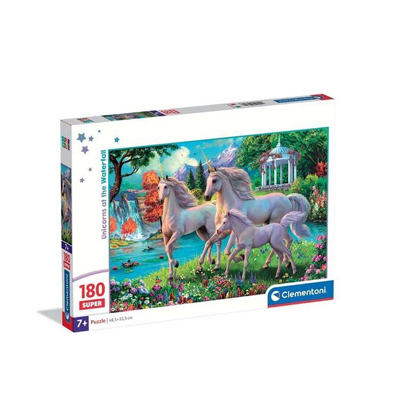 Clementoni Clementoni Сложувалка children puzzle "unicorn at the waterfall" 180 пар
