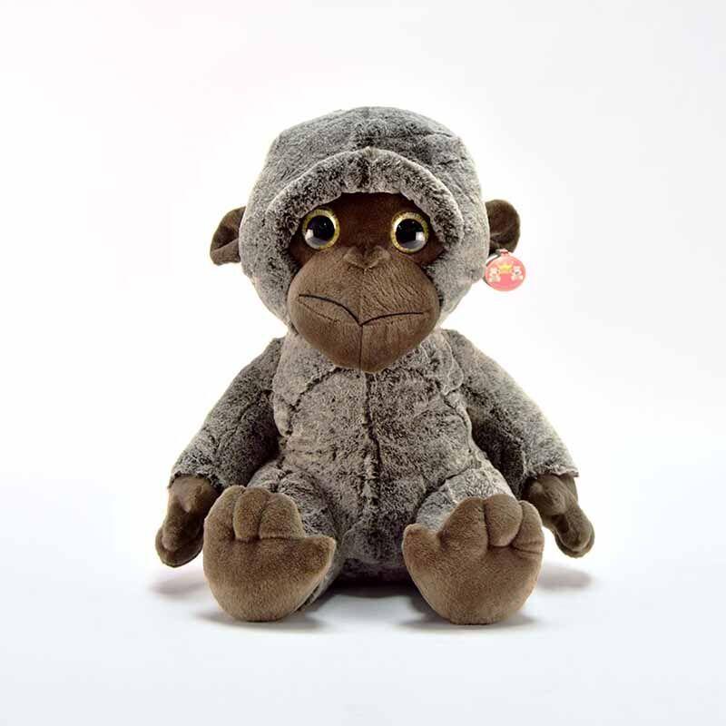 AMEK Мајмун Меланж со Принтани Очи - 45 cm