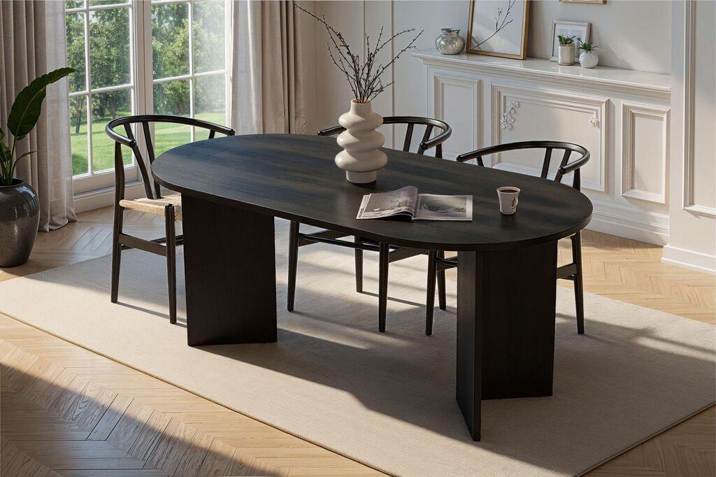 Трпезариска маса Nordure Sablin, 180x75x89,5 см, орев