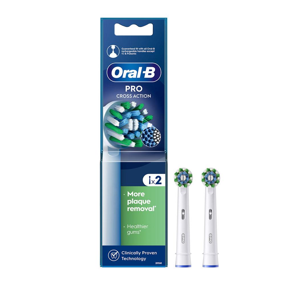 ORAL B Refill CrossAction х 2 Заменски глави за електрична четка за заби