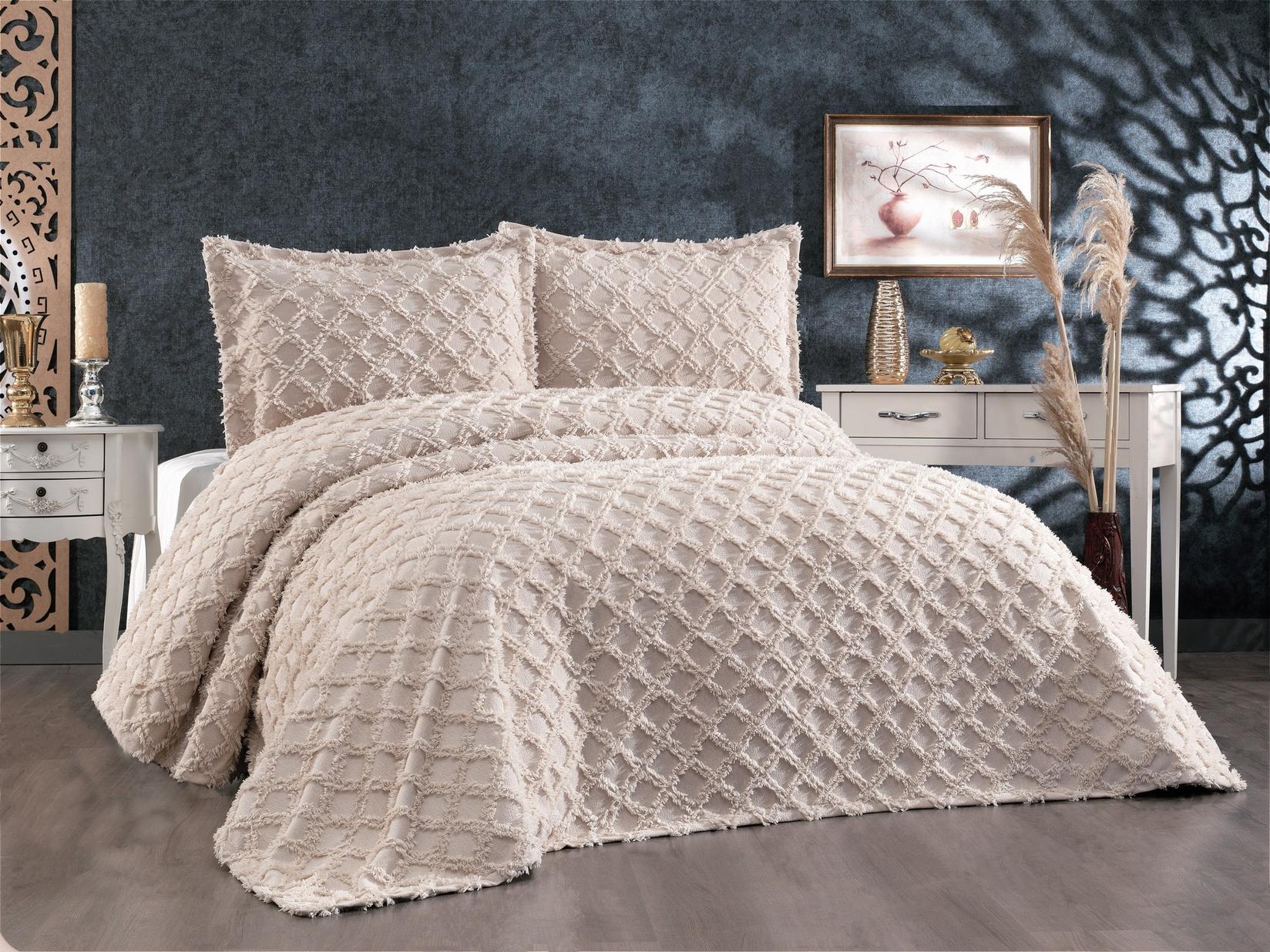 Комплет постелнина L'essentiel Maison за француски кревет Капучино