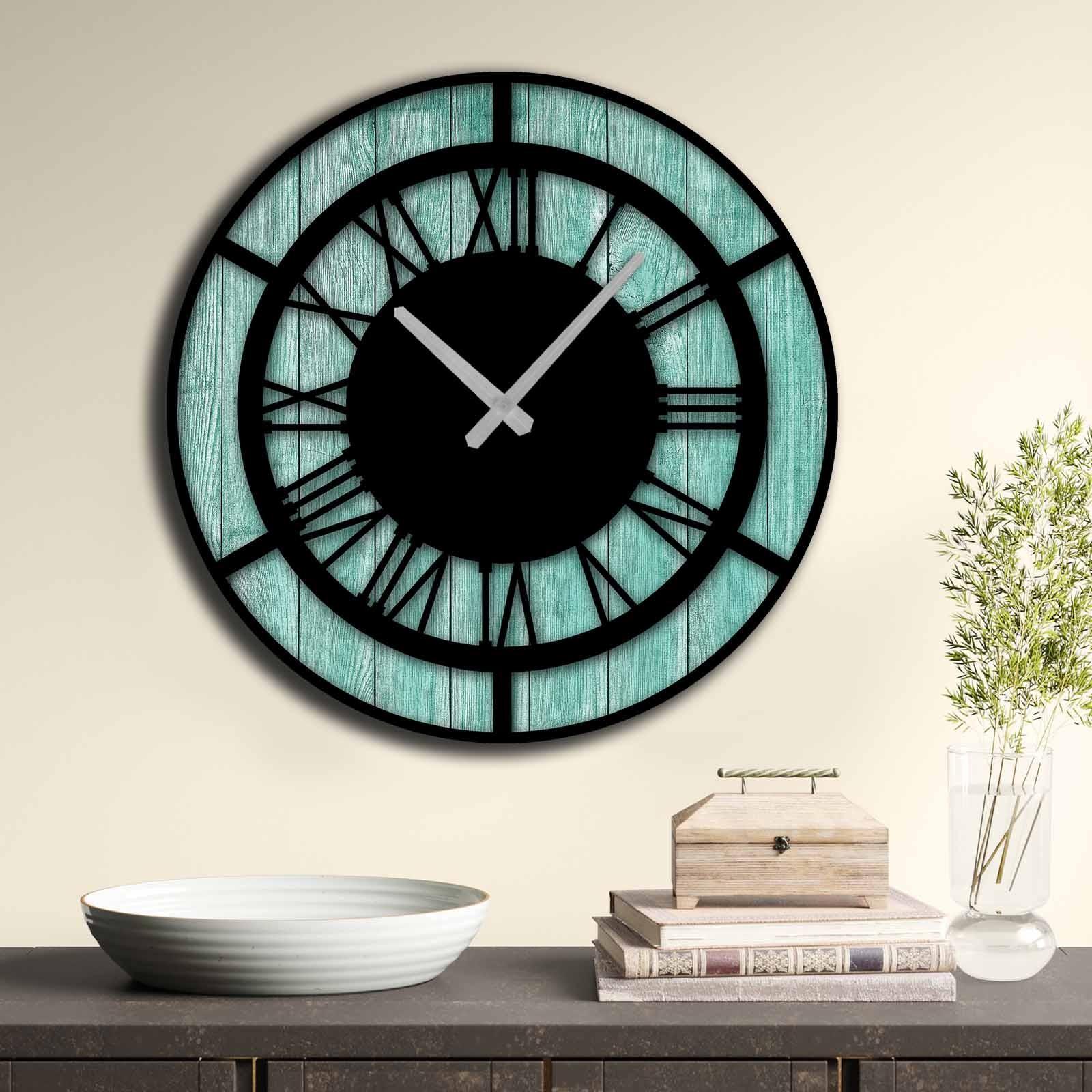 Wallity MDF dzиден часовник 50 см во боја