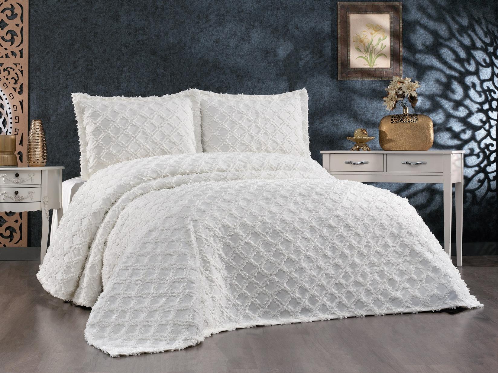 Комплет постелнина L'essentiel Maison за брачен кревет крем боја