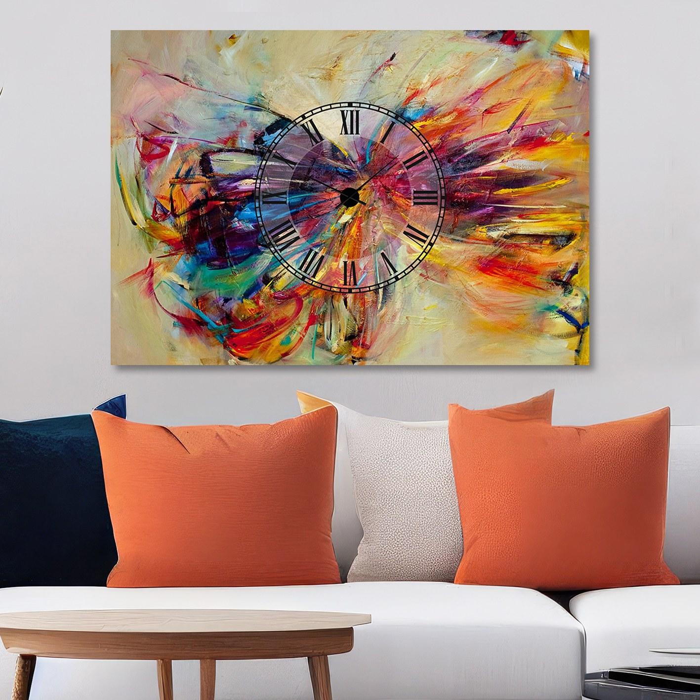 Wallity dzиден часовник 70x100cm во боја