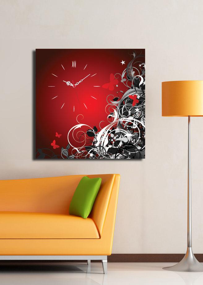 Wallity dzиден часовник 45x45 во боја