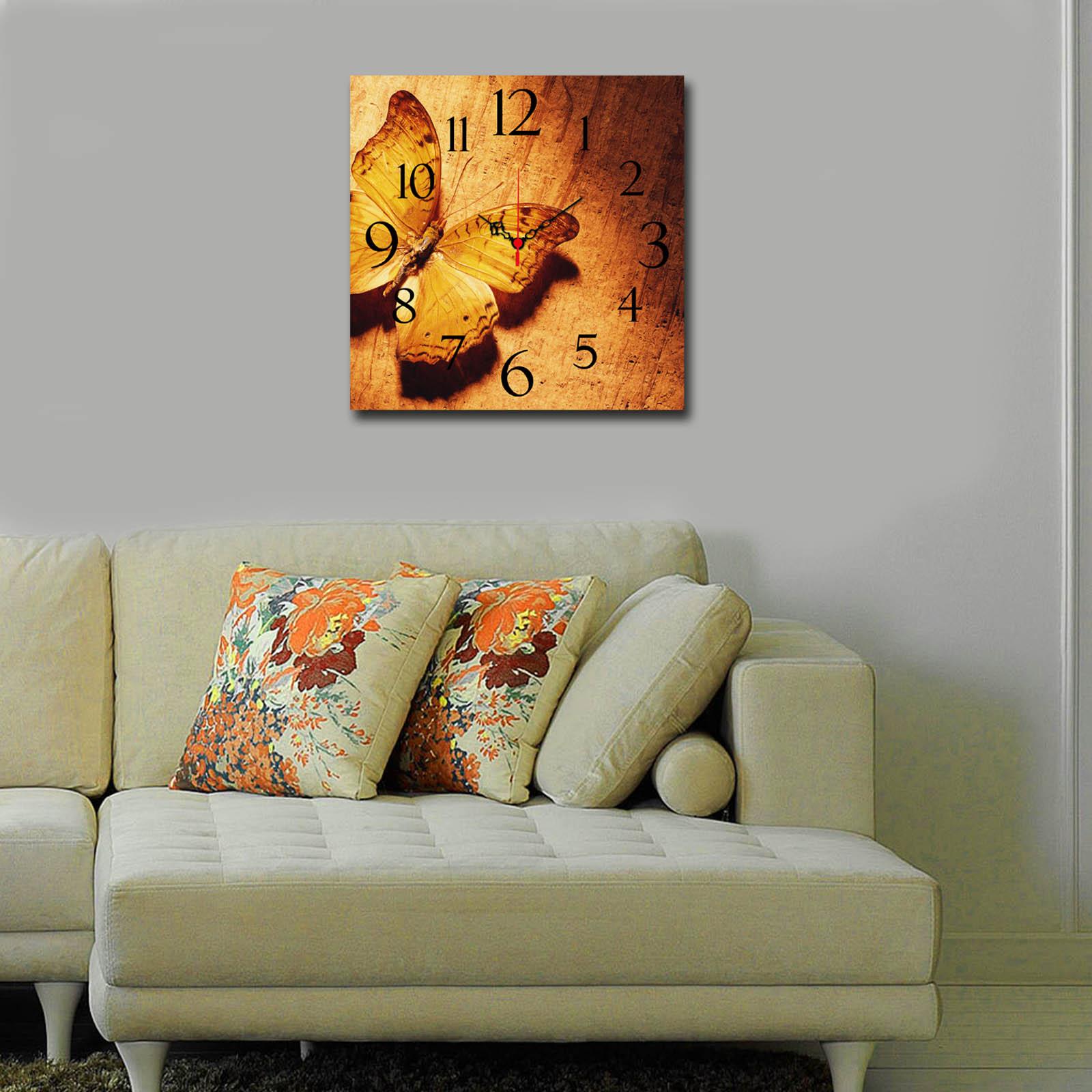 Wallity MDF dzиден часовник 40x40cm во боја