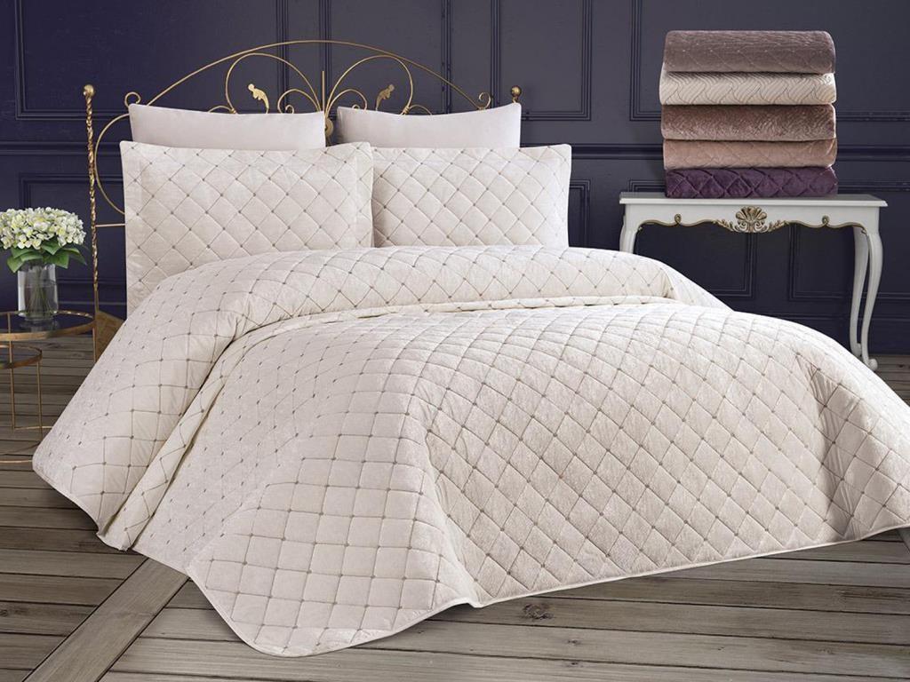 Комплет постелнина L'essentiel Maison за брачен кревет крем боја