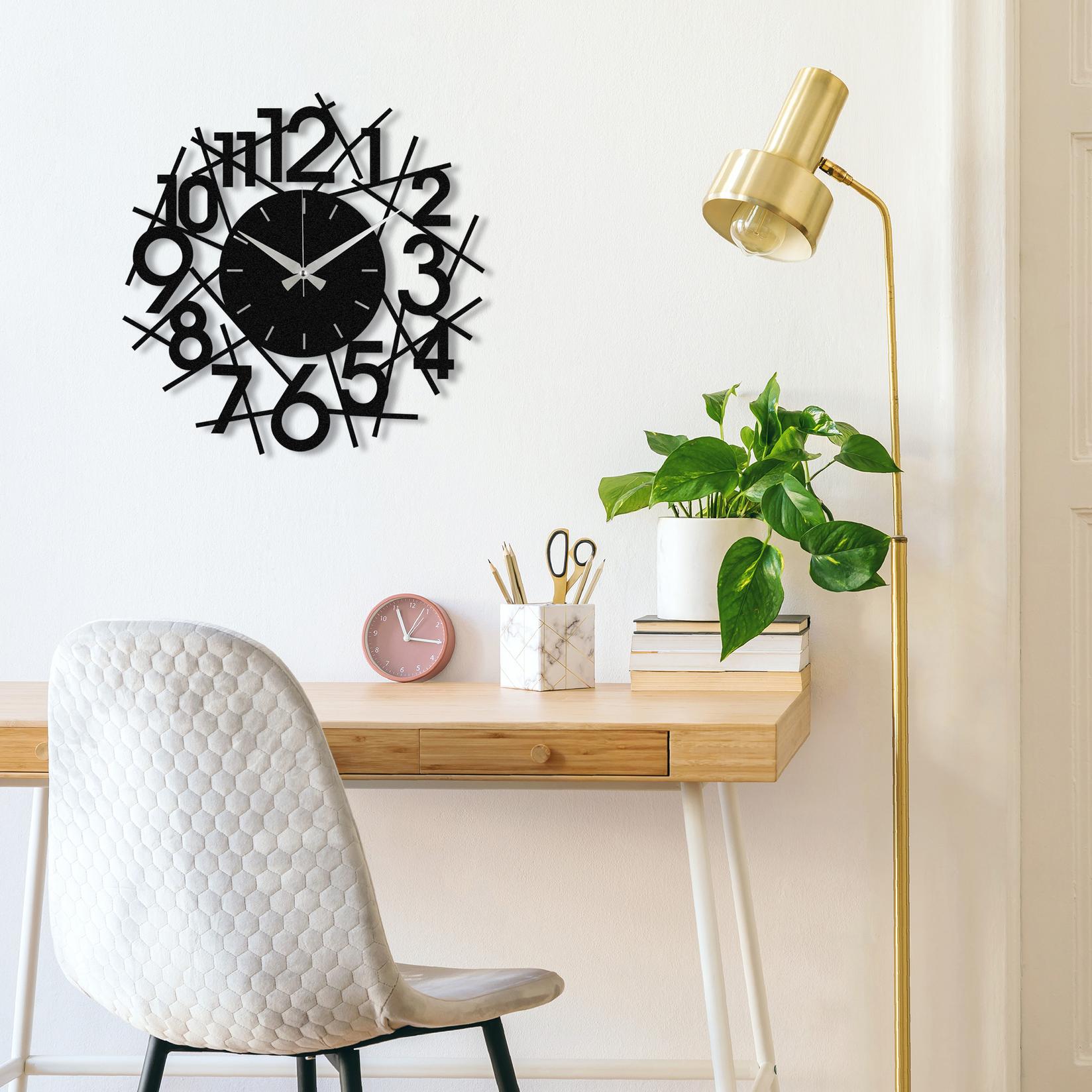 Wallity dzиден часовник 48x48 см црн