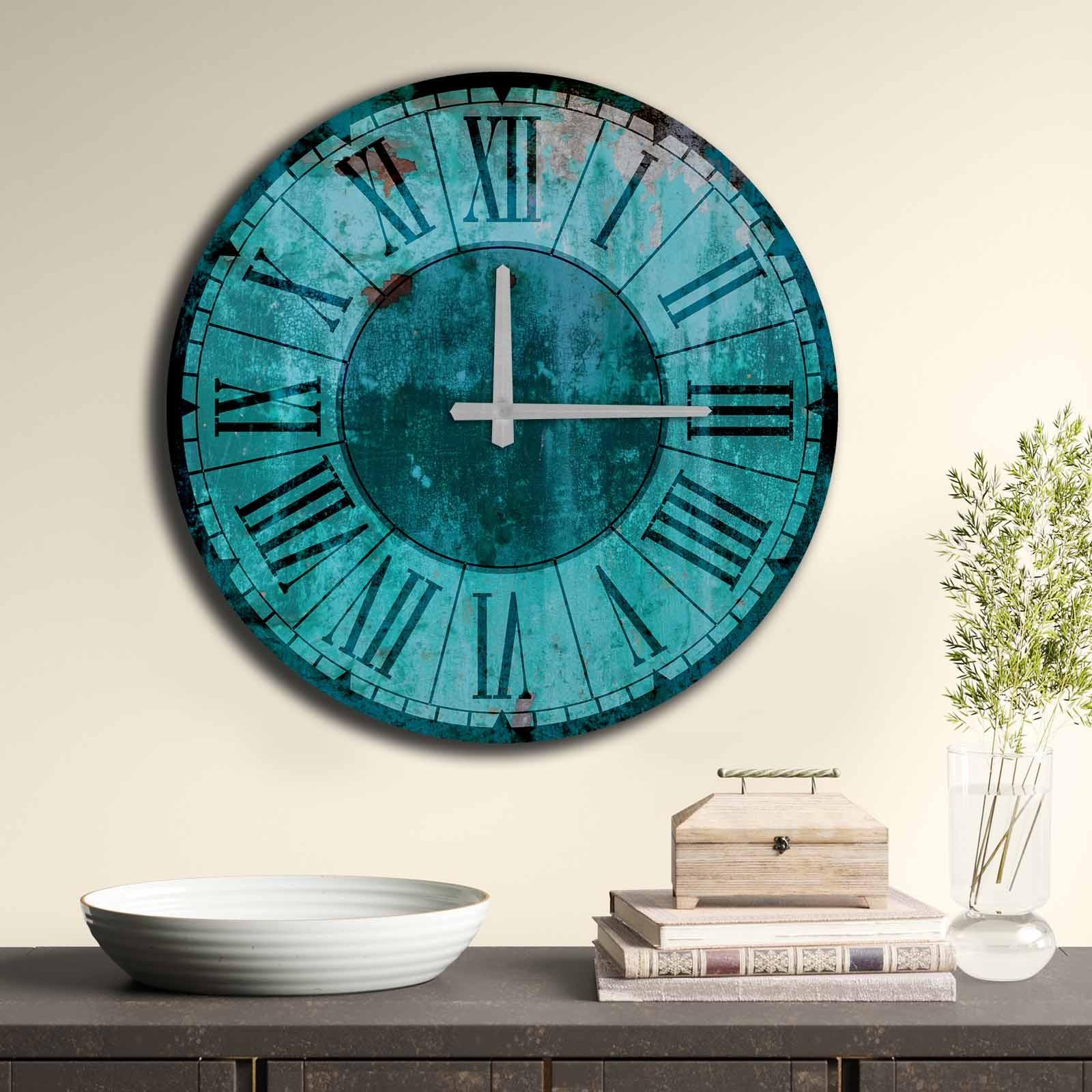 Wallity MDF dzиден часовник 50 см во боја