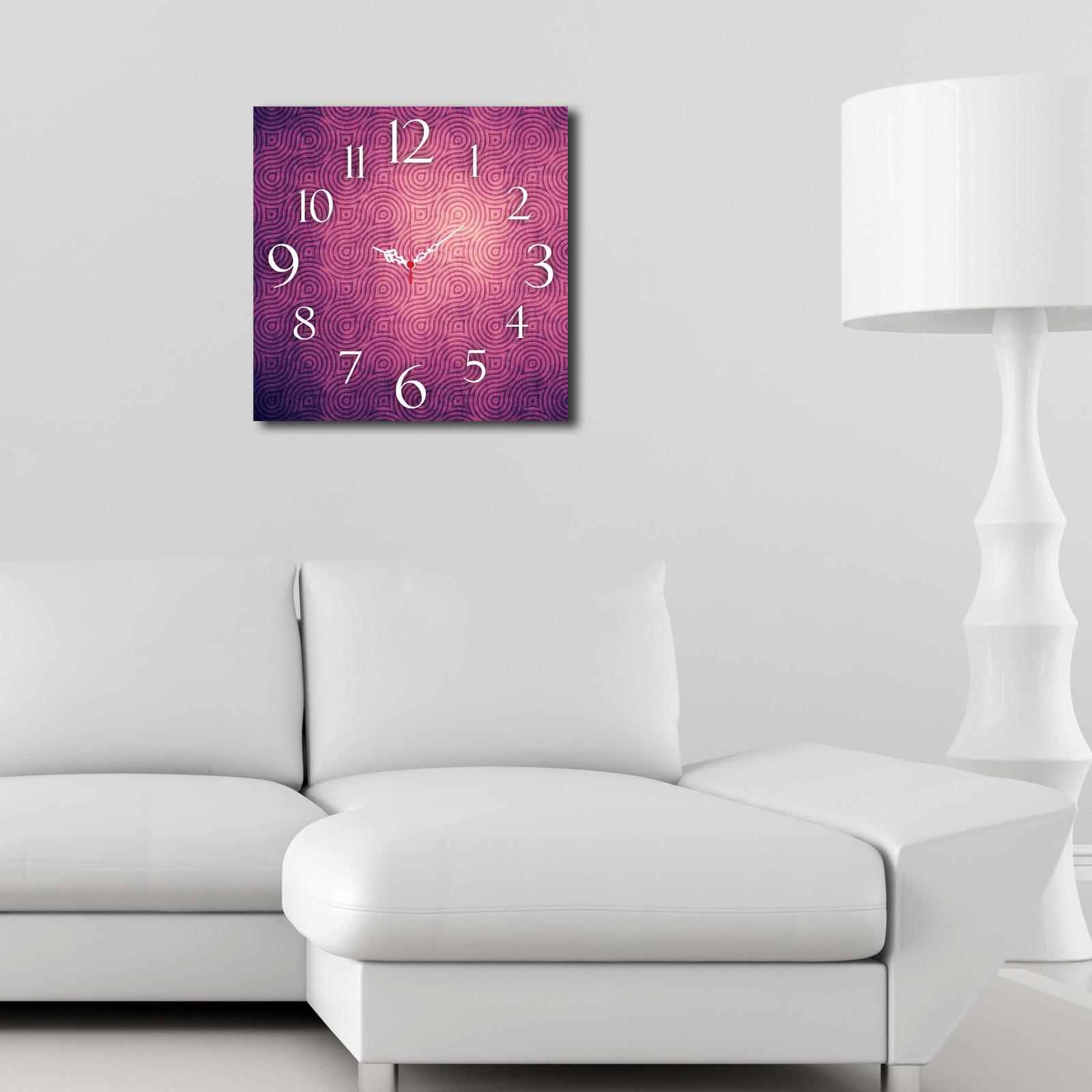 Wallity MDF dzиден часовник 40x40cm во боја