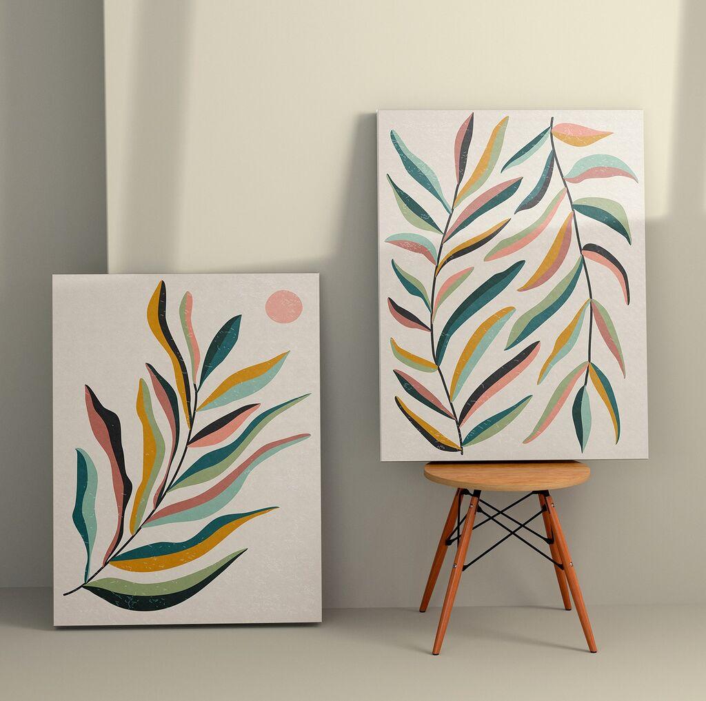 Wallity декорација за dzид 2KNV4326, 50 x 70 см, 2 парчиња