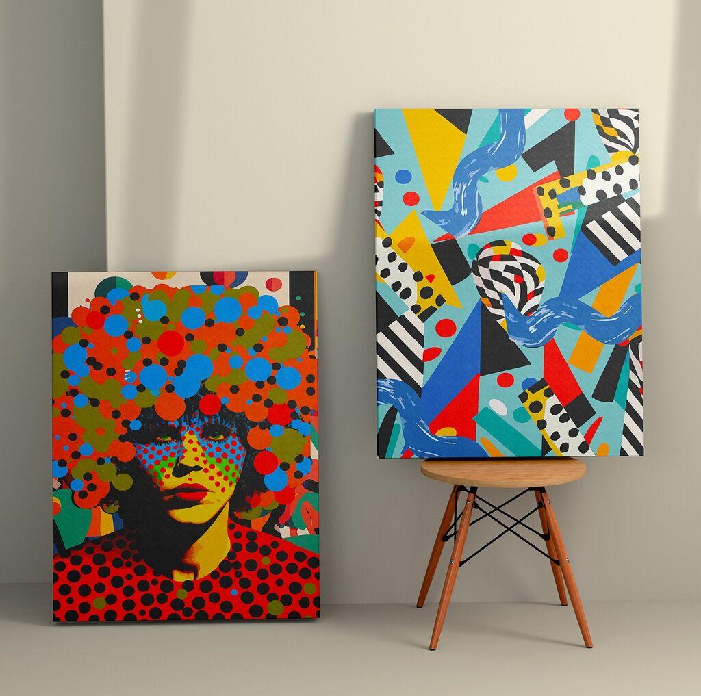 Wallity декорација за dzид 2KNV4327, 50 x 70 см, 2 парчиња
