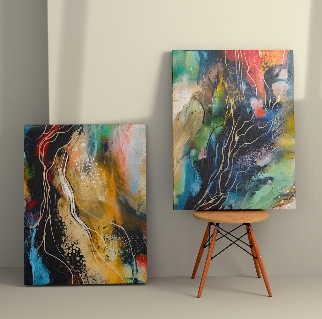 Wallity декорација за dzид 2KNV4380, 50 x 70 см, 2 парчиња