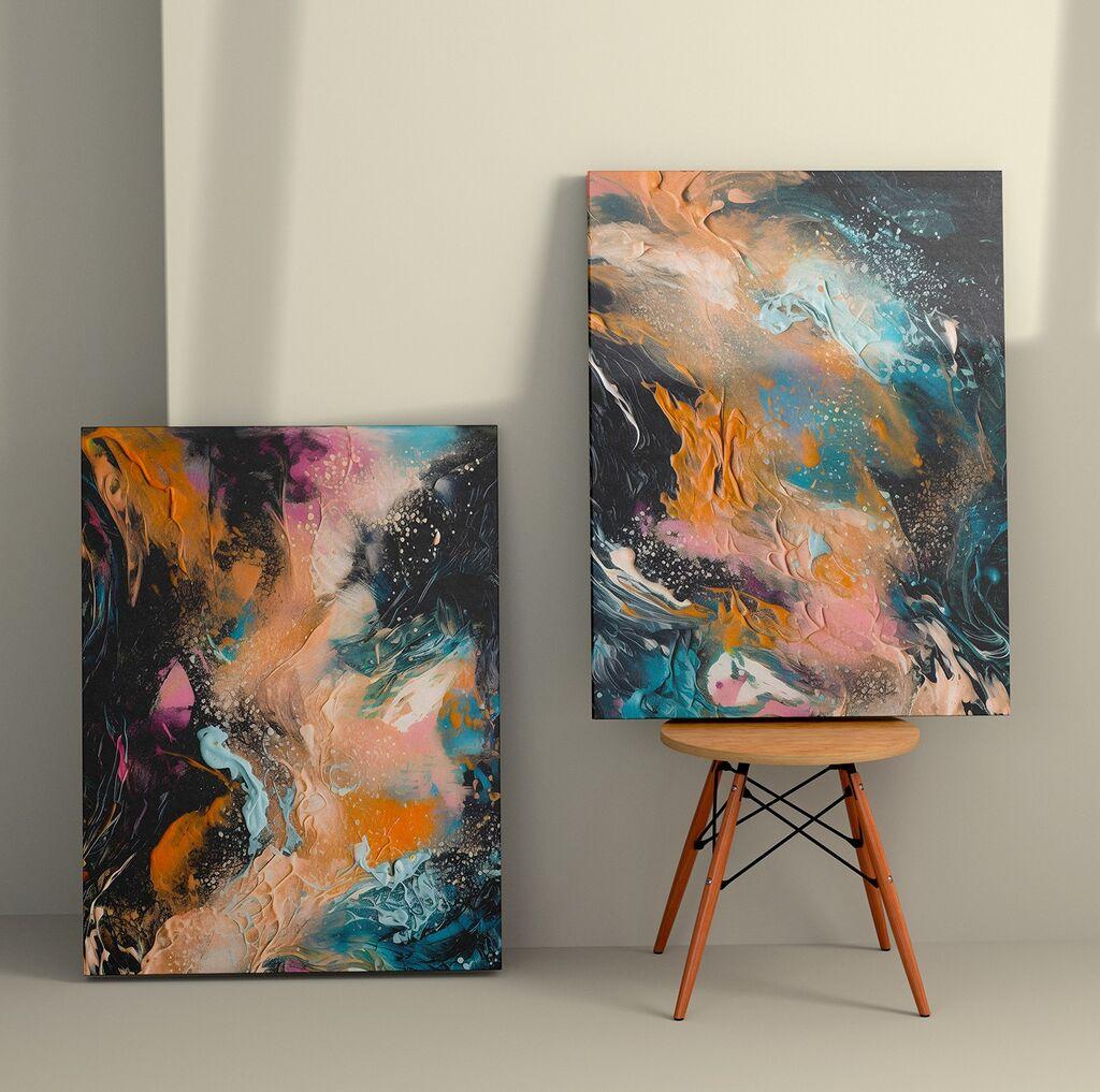 Wallity декорација за dzид 2KNV4388, 50 x 70 см, 2 парчиња