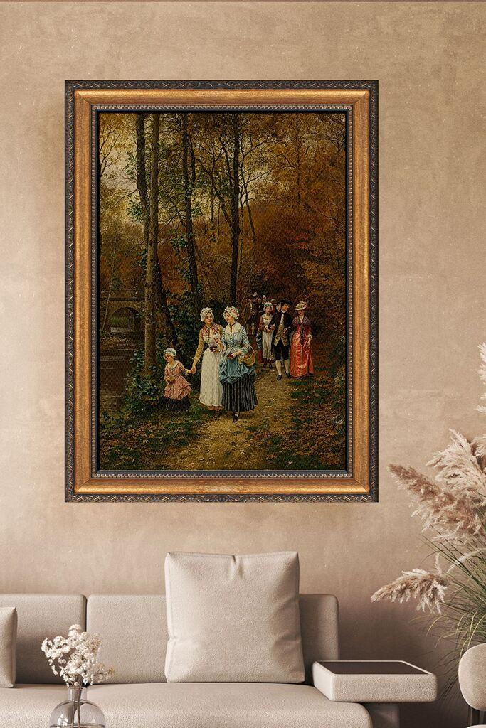 Wallity декорација за ѕид ATCRCVCNVSMDL27, 40 x 60 см, шарена