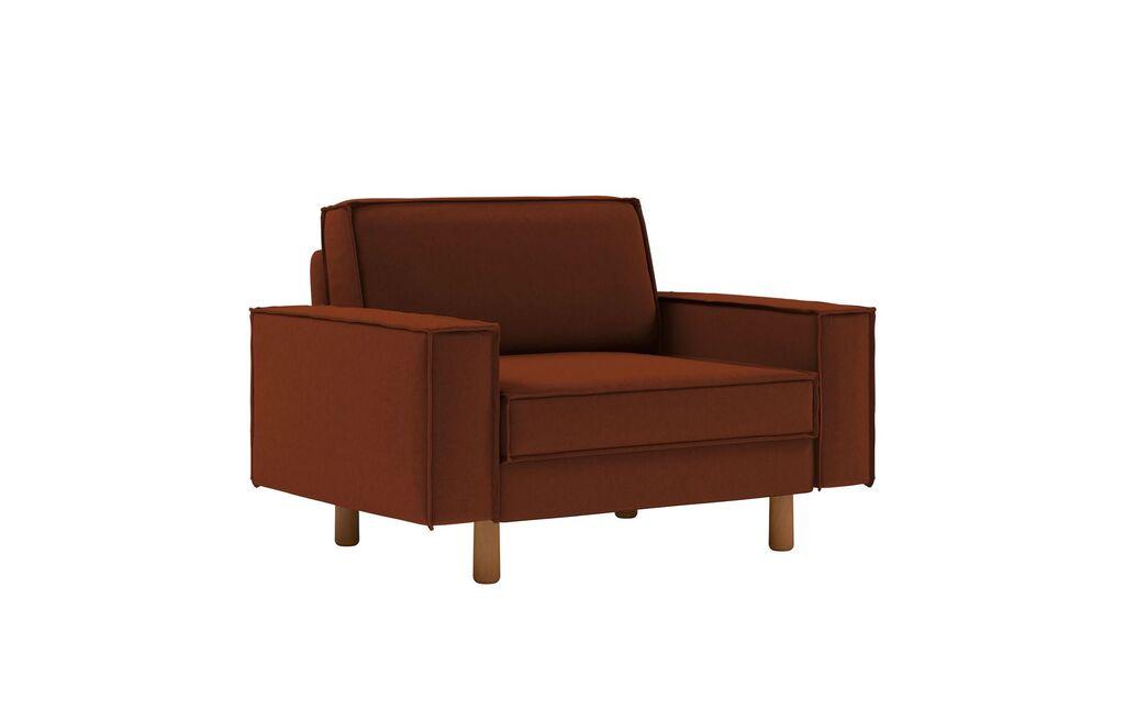 Фотелја „Atelier del Sofa" со двосед „Sparrow", светло розова