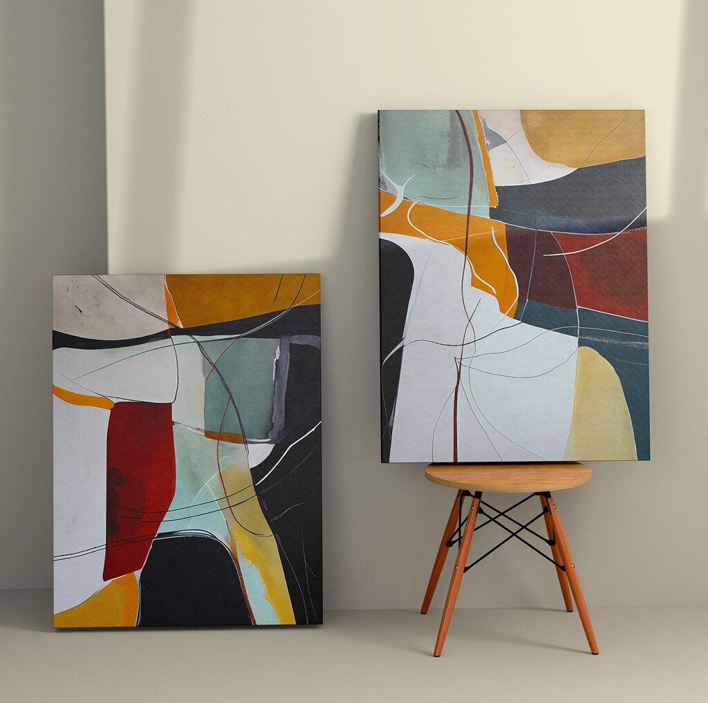 Wallity декорација за dzид 2KNV4354, 50 x 70 см, 2 парчиња
